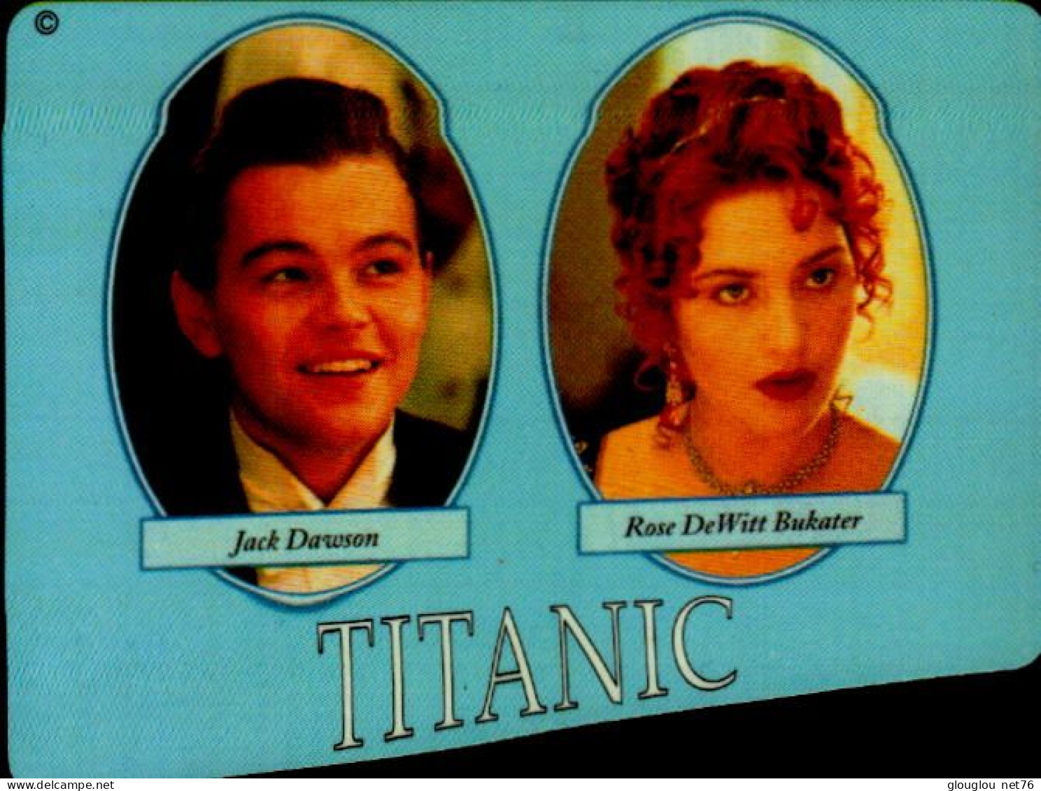 TELECARTE ETRANGERE...TITANIC...LEONARDO DI CAPRIO ET KATE WINSLEY.. - Personnages