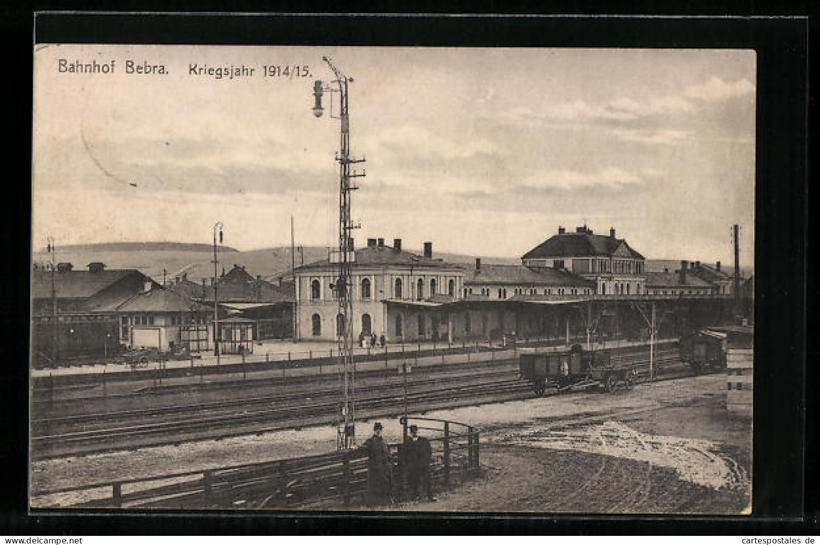 AK Bebra, Bahnhof Im Kriegsjahr 1914 /15  - Bebra