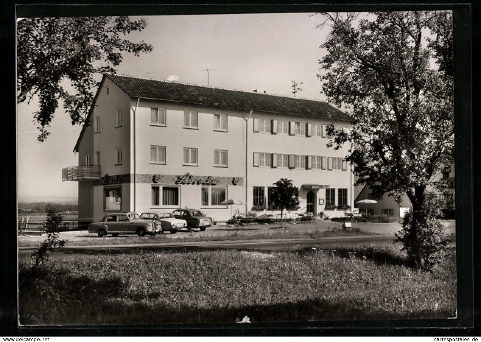 AK Spielberg B. Freudenstadt, Gasthof Zur Linde, Bes. Fr. Burghardt  - Freudenstadt