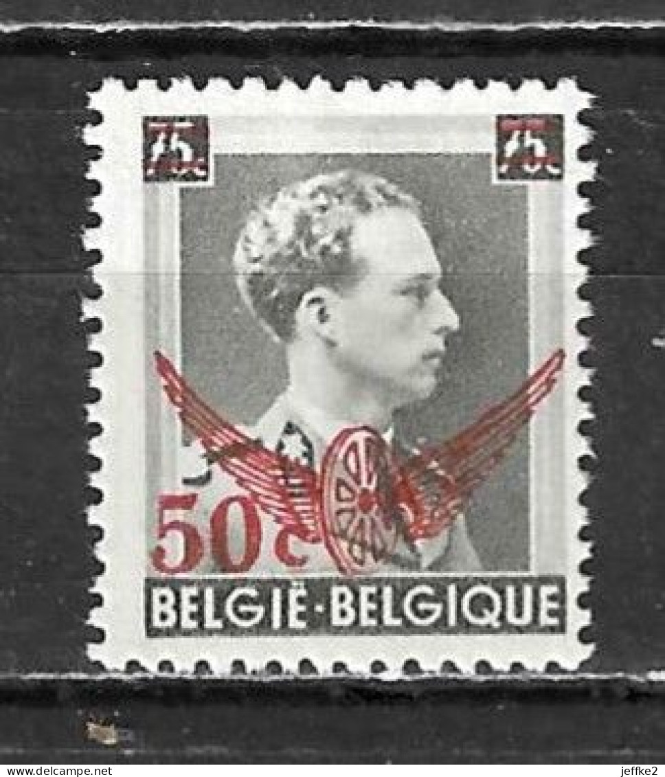 S34**  Leopold III Col Ouvert Avec Surcharge Roue Ailée - Bonne Valeur - MNH** - LOOK!!!! - Postfris