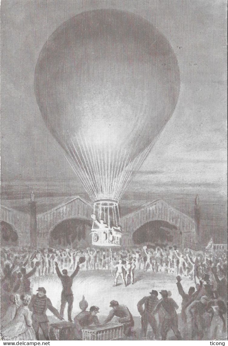 BALLON - LE  JULES FAVRE  N°2 ( GARE DU NORD PARIS A BELLE ILE EN MER ) CACHETS BALLON MUSEE POSTAL CANNES 1959, A VOIR - Luchtballons