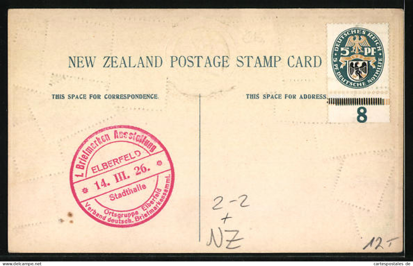 Präge-AK Neuseeland, Ansichten Von Briefmarken, Siegelwappen  - Nouvelle-Zélande