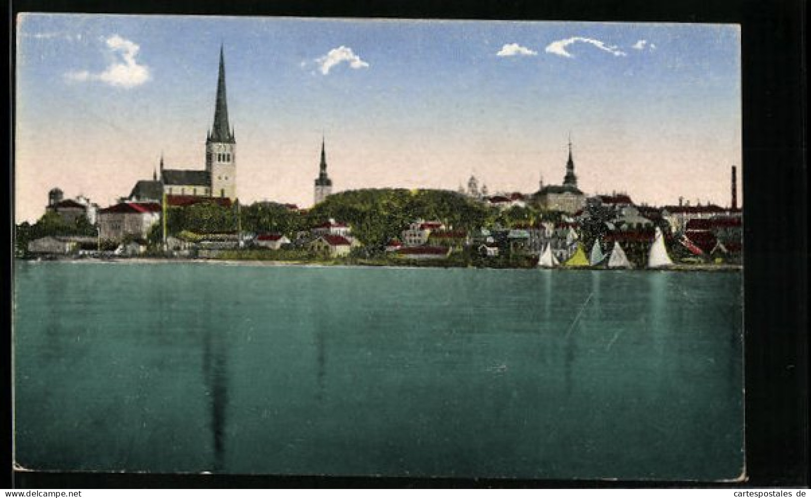 AK Tallinn, Ortsansicht Mit Kirchturm  - Estonia