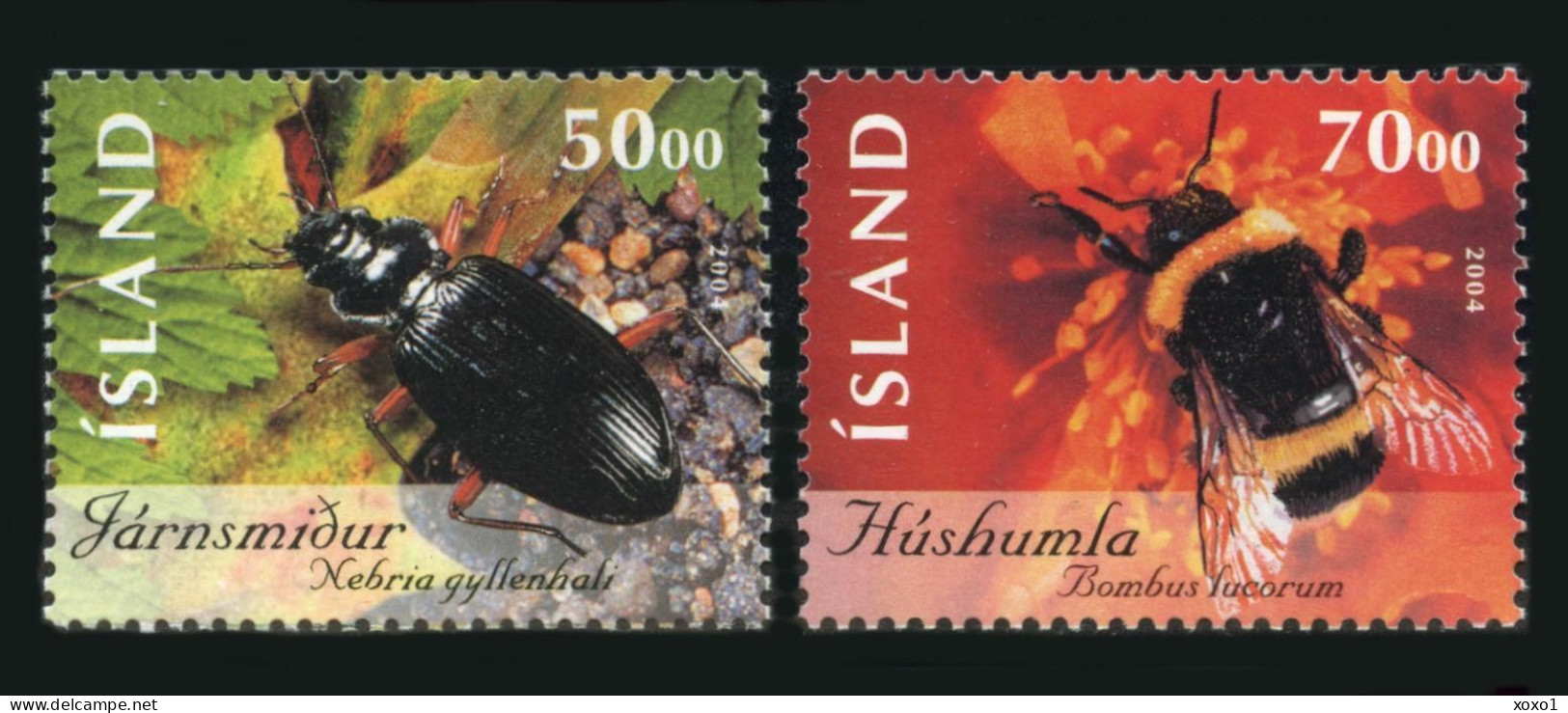 Iceland 2004 MiNr. 1075 - 1076 Island Insects And Spiders  # 1     2v  MNH** 3.50 € - Kevers