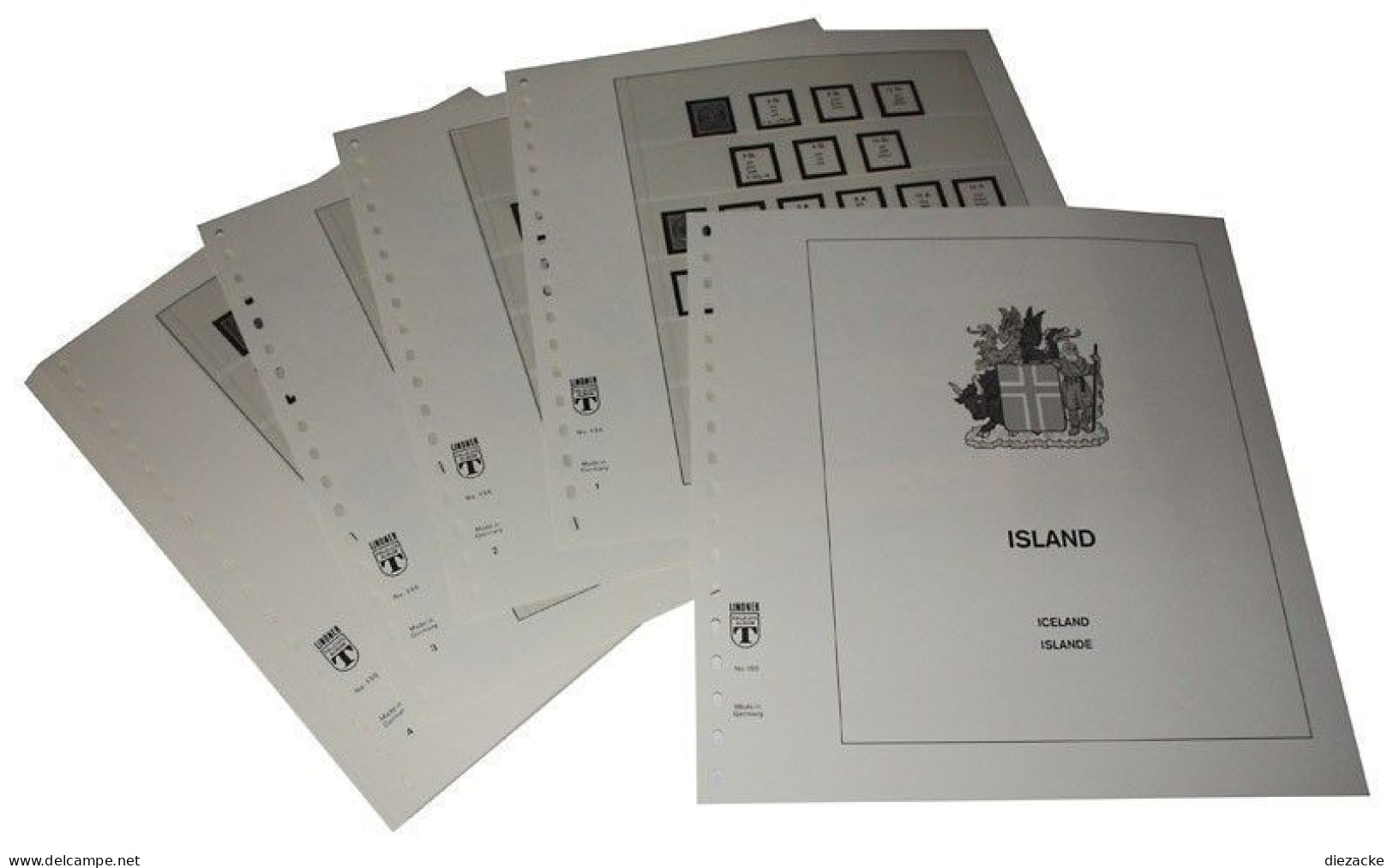 Lindner-T Island 1996-2010 Vordrucke 155-96 Neuware ( - Pre-Impresas
