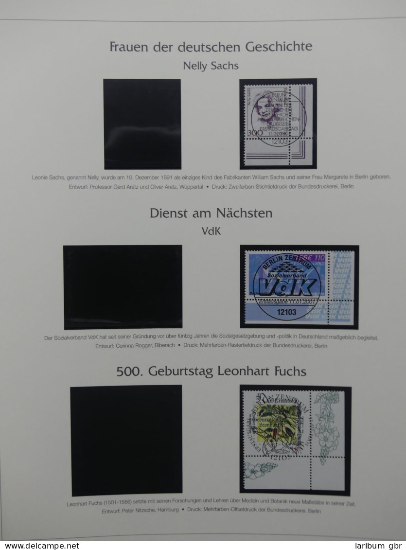BRD Bund 2001-2009 Gestempelt Besammelt Im Deutsche Post Vordruck #LY194 - Sammlungen