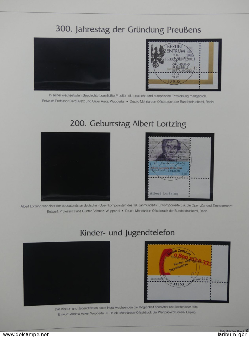 BRD Bund 2001-2009 Gestempelt Besammelt Im Deutsche Post Vordruck #LY194 - Collections