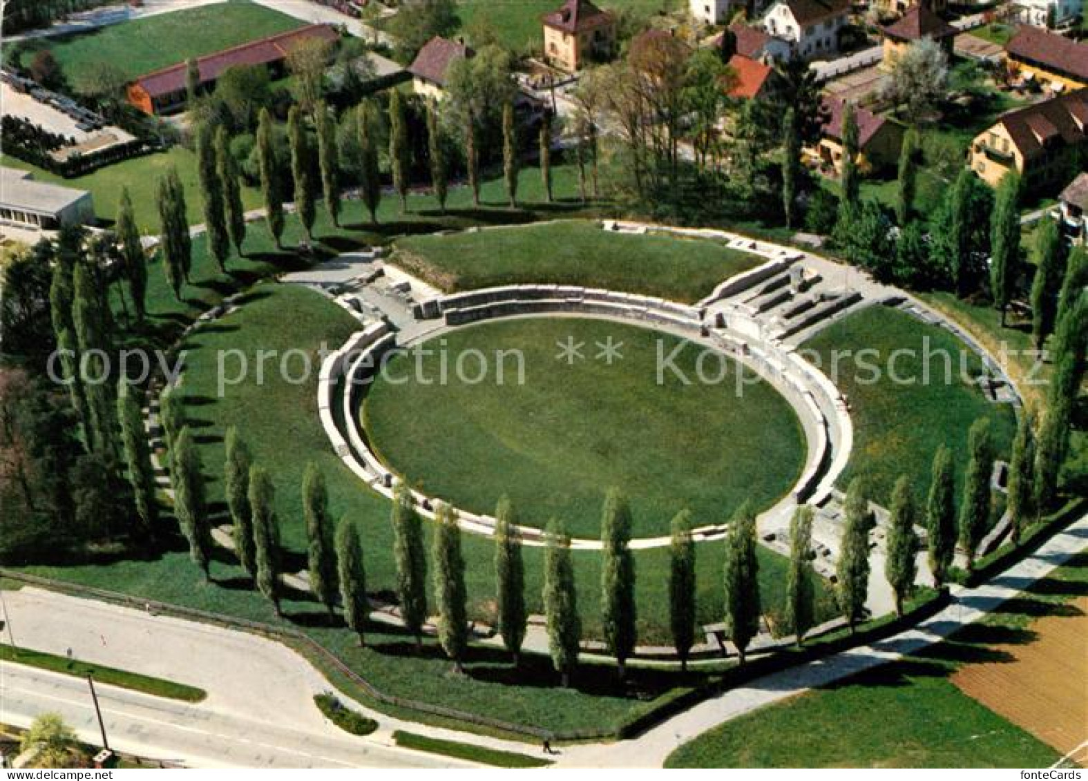 13235445 Vindonissa Brugg Amphitheater Fliegeraufnahme  Vindonissa Brugg - Sonstige & Ohne Zuordnung