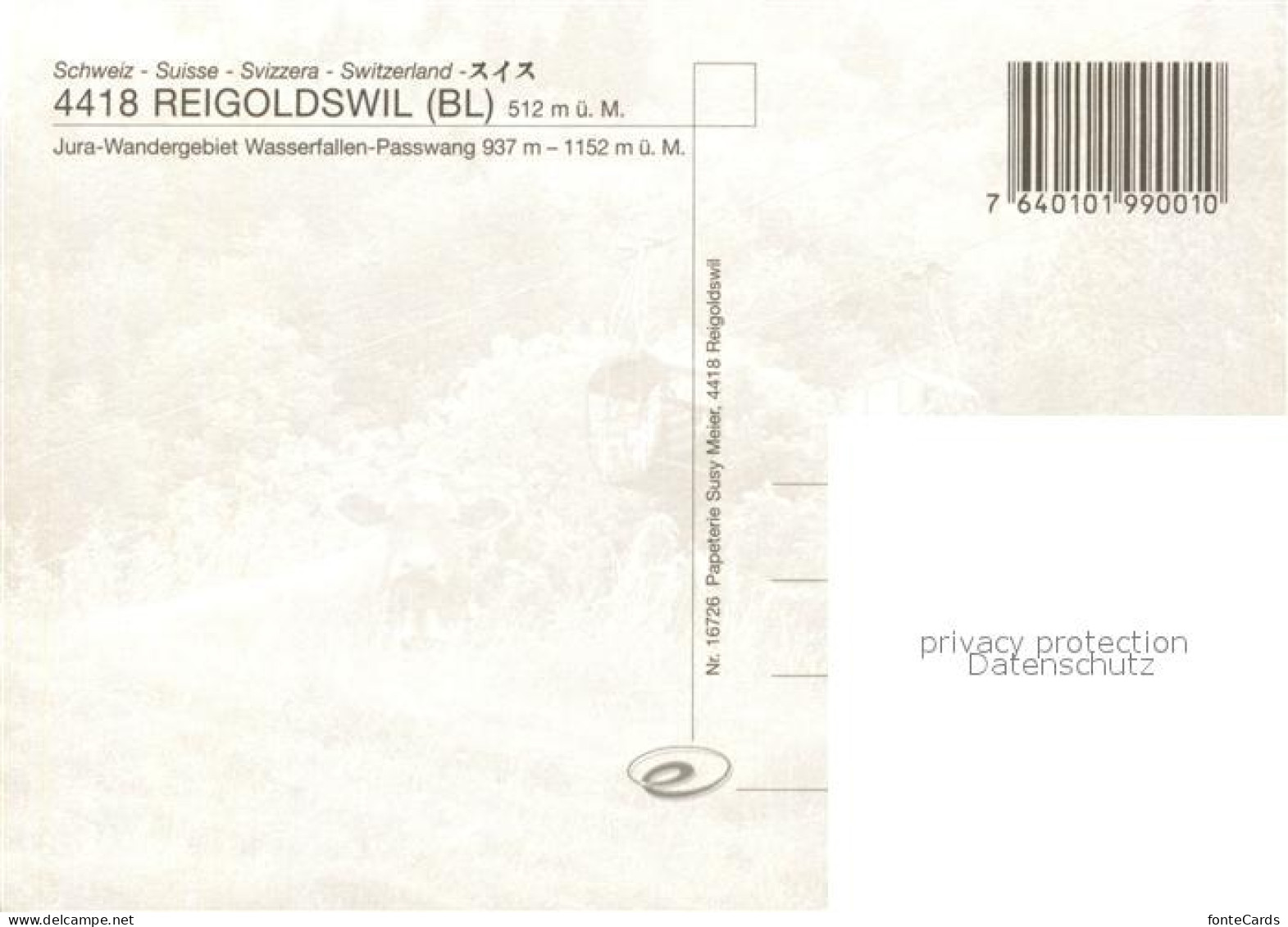 13217025 Reigoldswil Fliegeraufnahme Reigoldswil - Autres & Non Classés