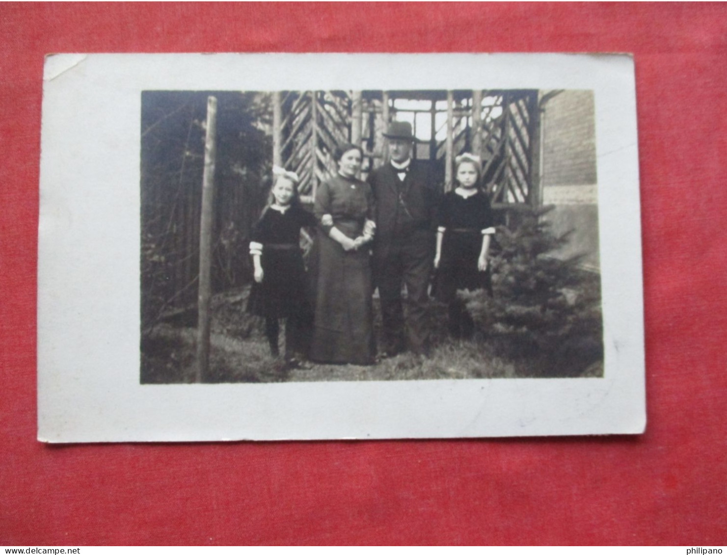 RPPC  Germany Stamp & Cancel  Family Group Photo Ref 6398 - Andere & Zonder Classificatie