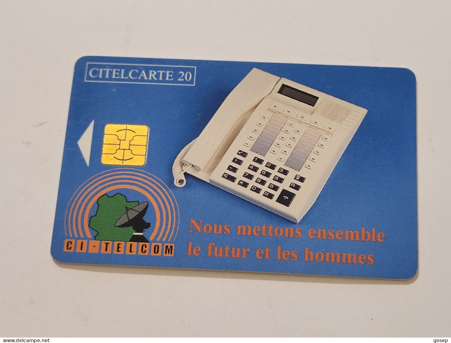 Ivory Coast-CI-CIT-0019)-telephone Nous-(31)-(20units)-(000171394)-(tirage-150.000)-used Card+1card Prepiad Free - Costa De Marfil