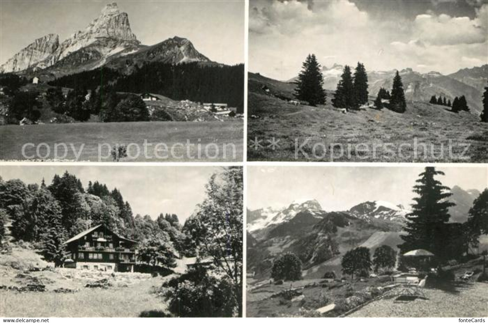 13191205 Braunwald GL Pension Friedheim Panoramen Braunwald GL - Sonstige & Ohne Zuordnung