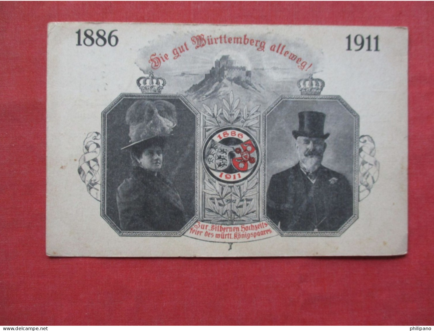 Silberhochzeit Des Königspaares Von Württemberg 1911, -    Ref 6398 - Königshäuser