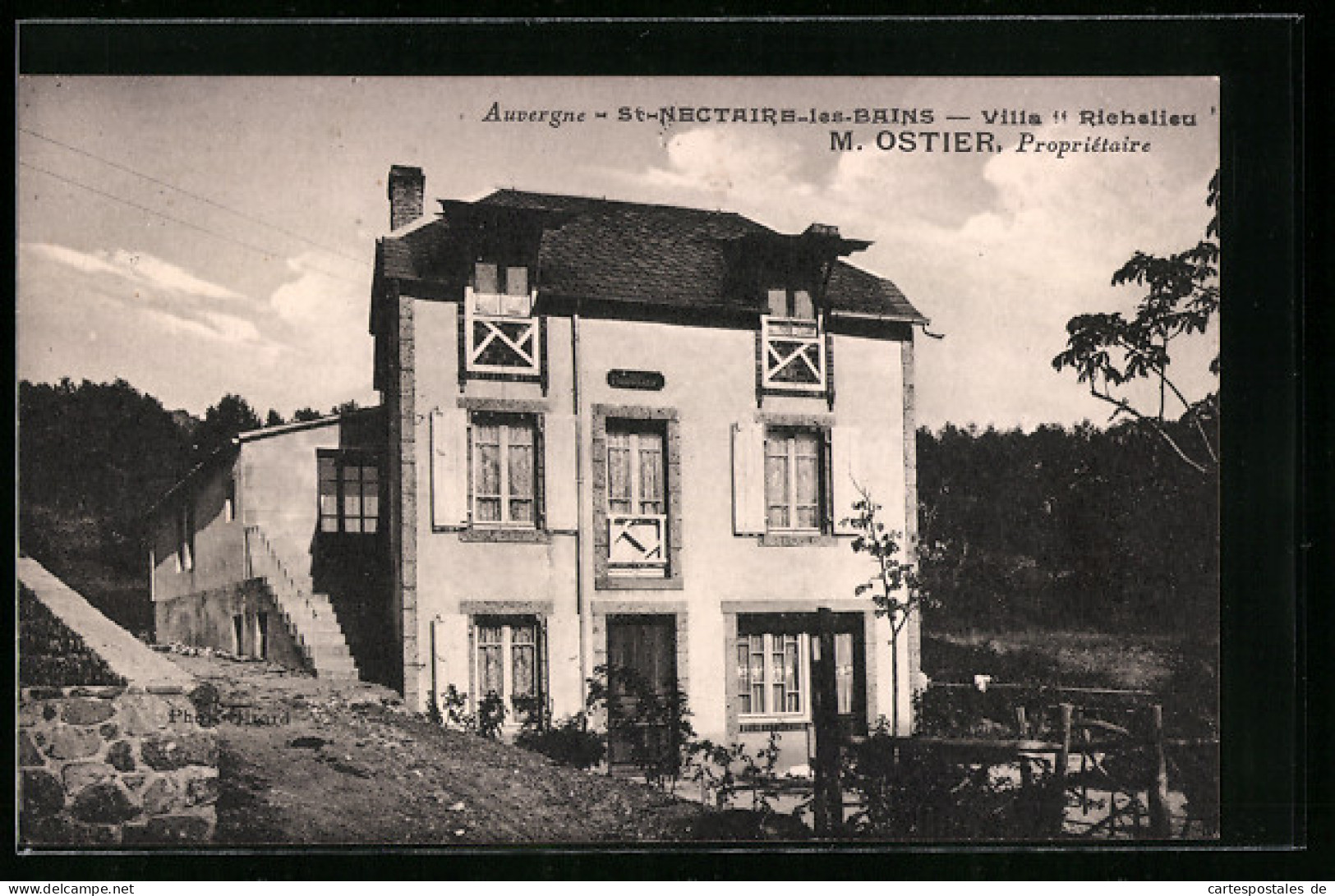 CPA St-Nectaire-les-Bains, Villa Richelieu  - Saint Nectaire