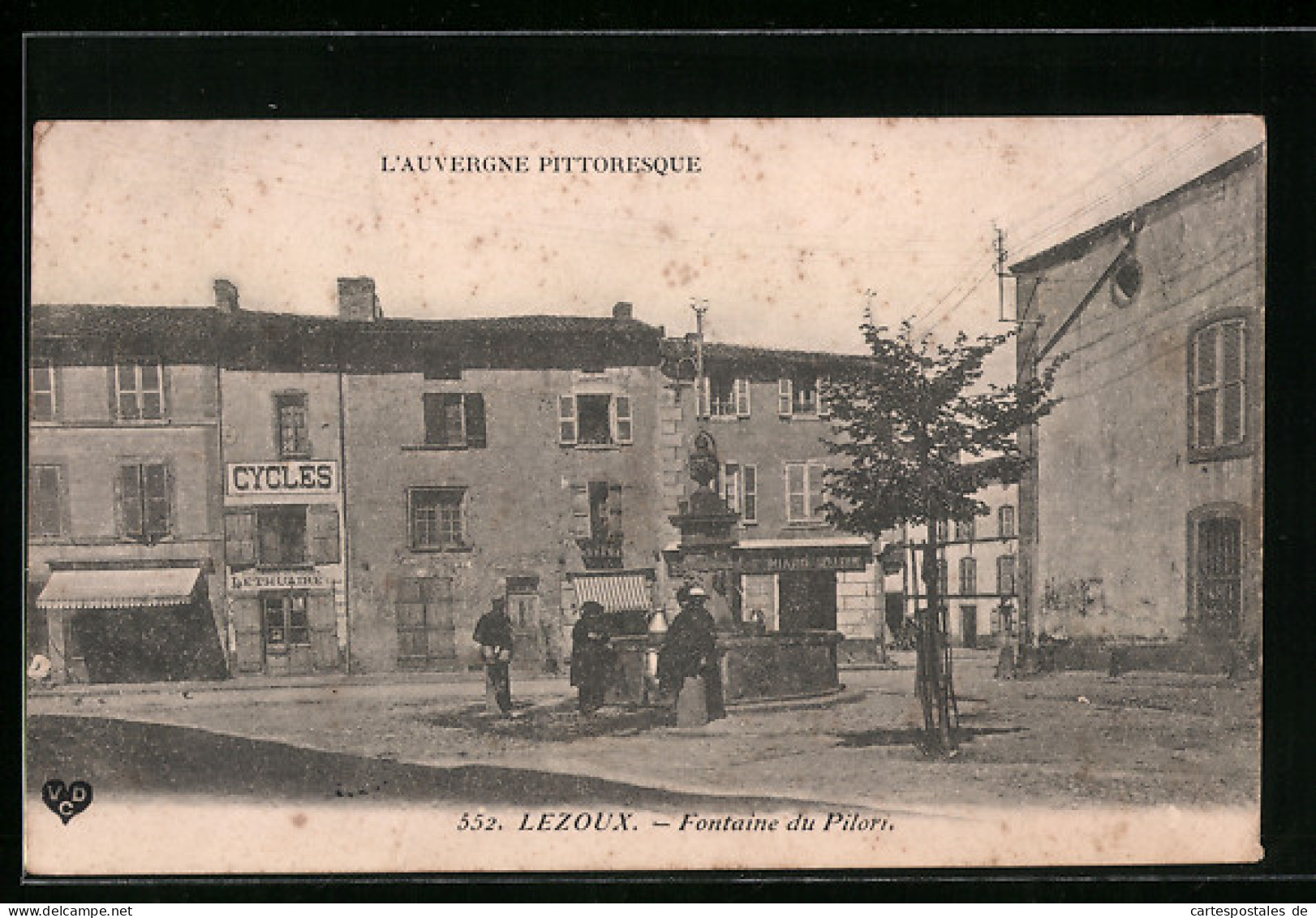 CPA Lezoux, Fontaine Du Pilori  - Lezoux