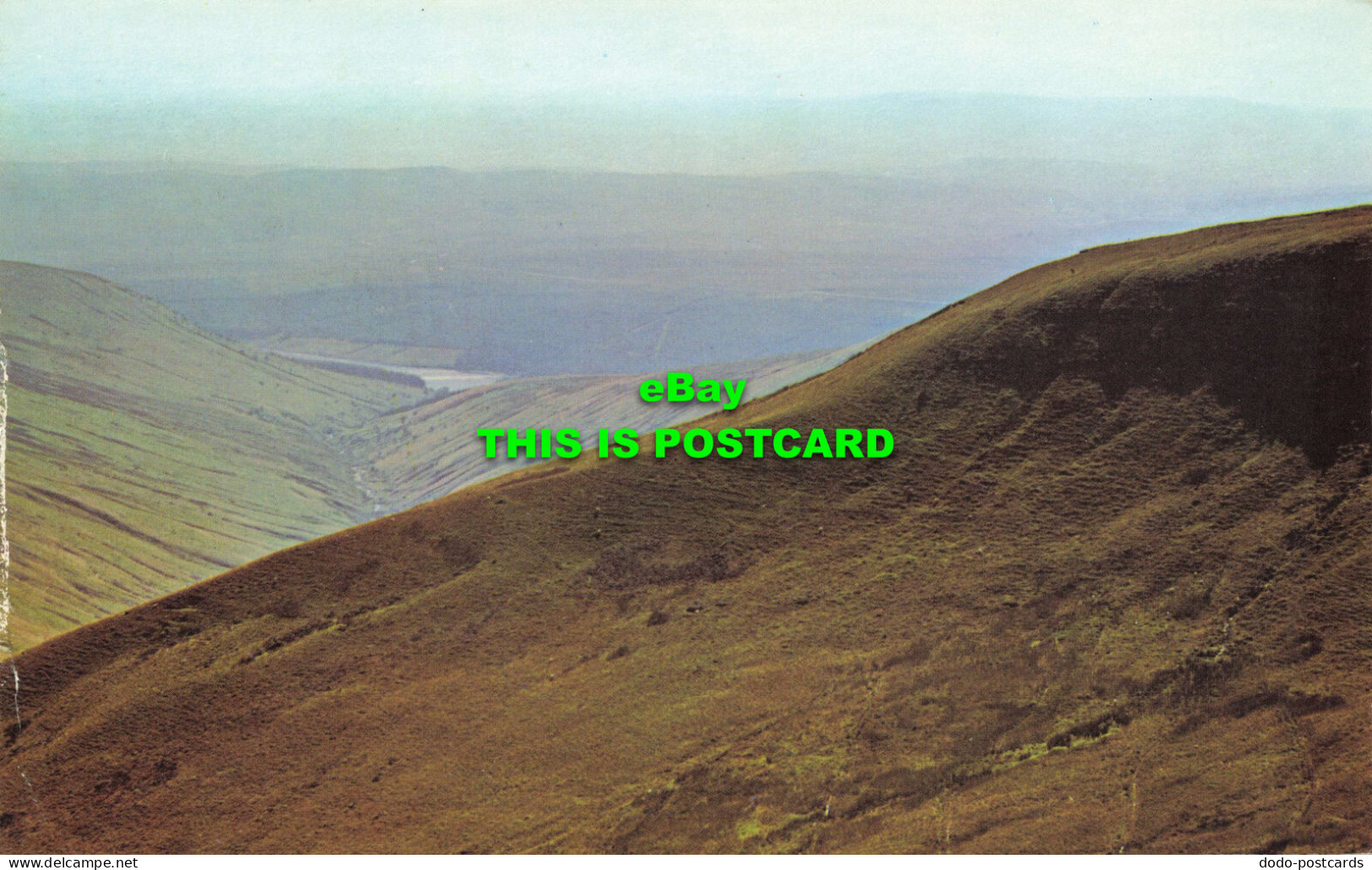 R580189 View From Brecon Beacons. Looking South. 1975 - World