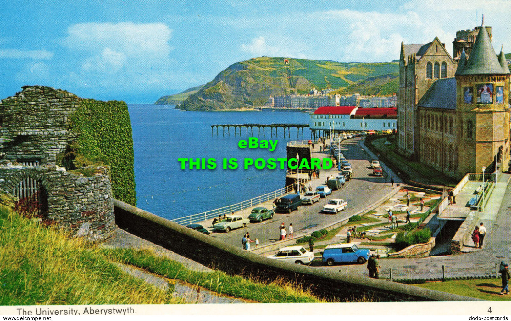 R580194 Aberystwyth. The University. Bamforth. Color Gloss View Series. 1980 - World