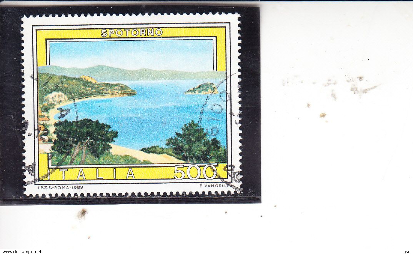 ITALIA  1989 -  Sassone  1872° -  Turismo -  Spotorno - 1981-90: Afgestempeld