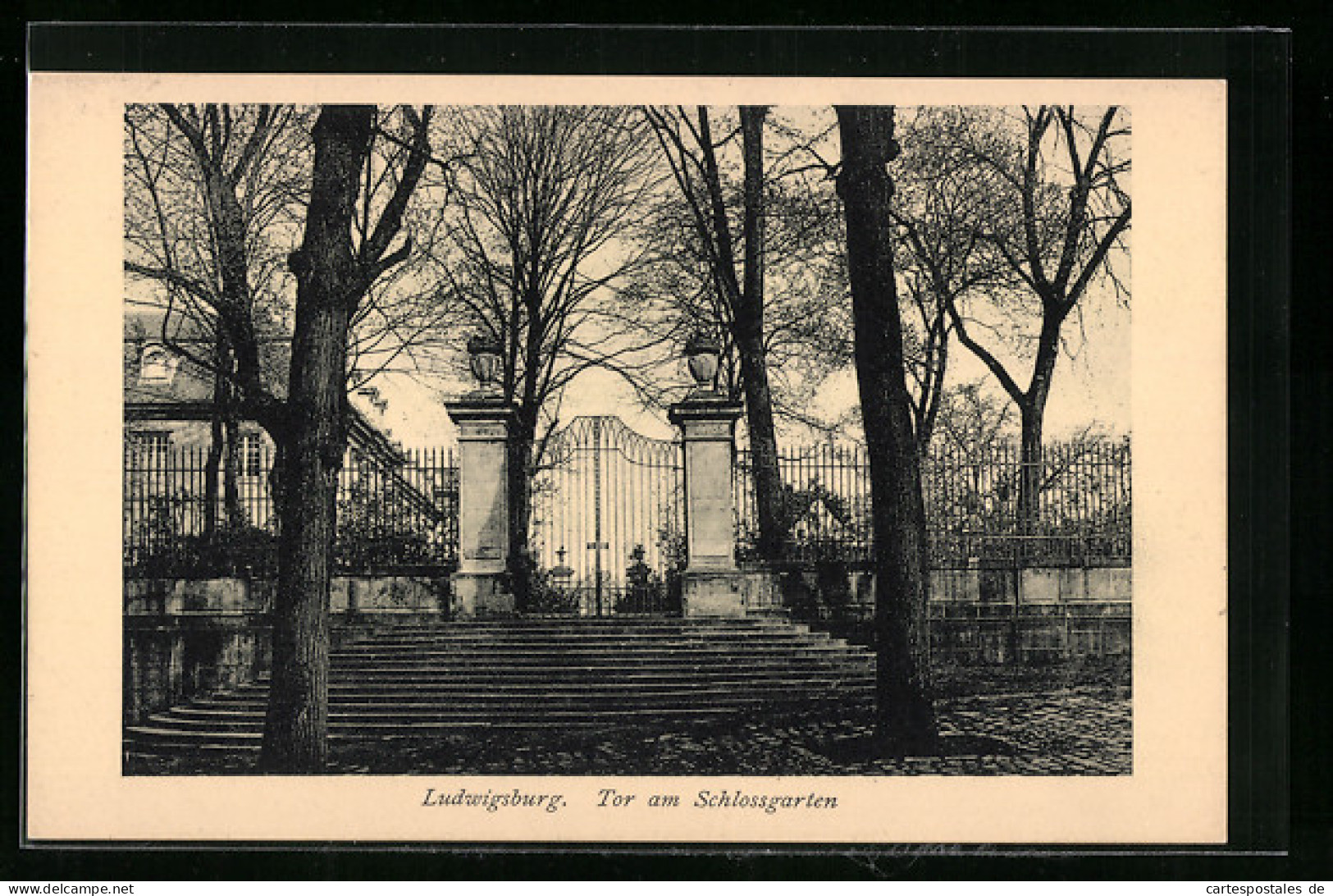 AK Ludwigsburg, Das Tor Am Schlossgarten  - Ludwigsburg