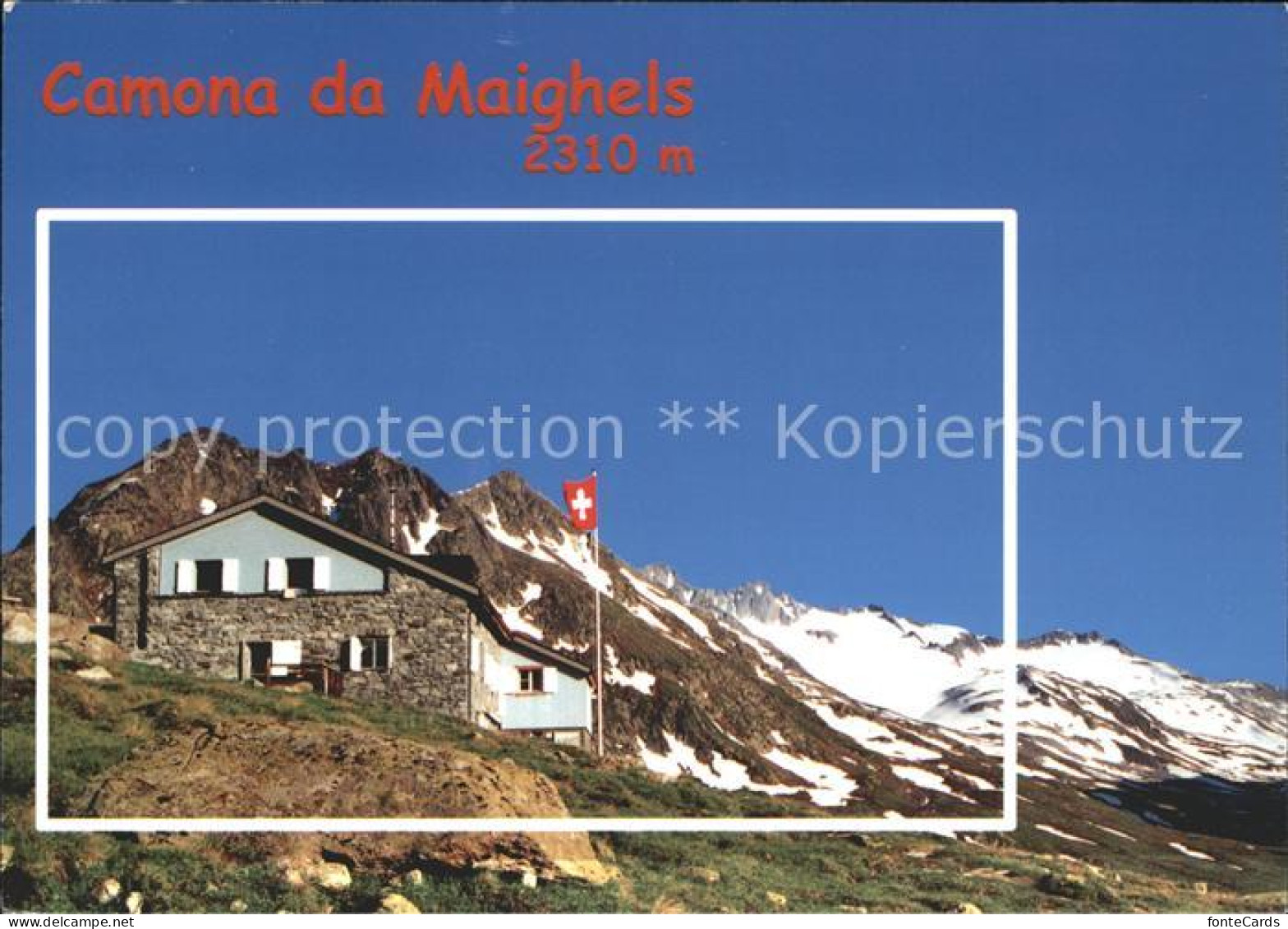 11871548 Camona Da Maighels Huettenwarte Maighelshuette Gotthardmassiv - Sonstige & Ohne Zuordnung