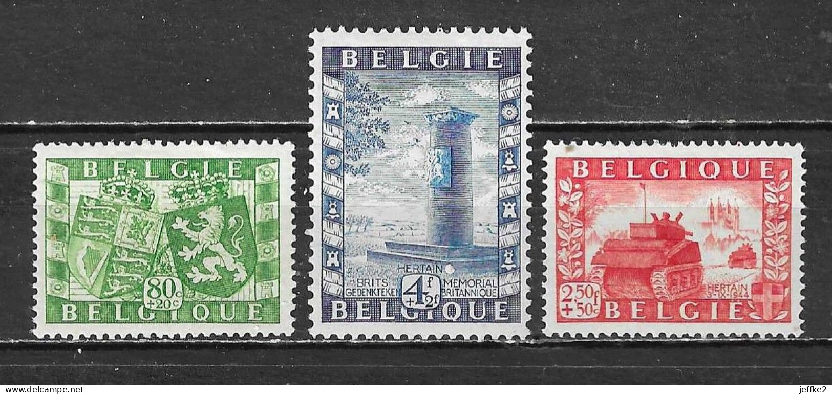 823/25*  Union Belgo-britannique - Série Complète - MH* - LOOK!!!! - Unused Stamps