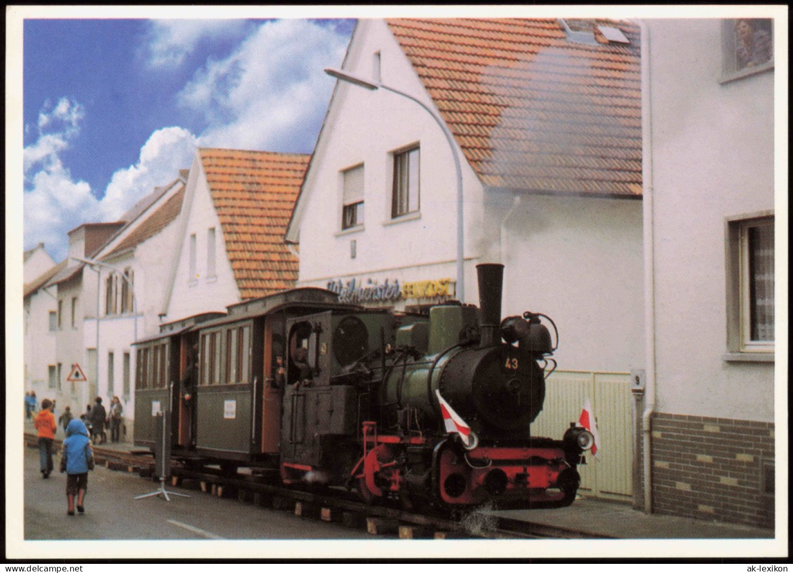 Lok 43 Ehem. Neunkirchner-Eisenwerke In Offenbach-Diezenbach 1978 - Trains