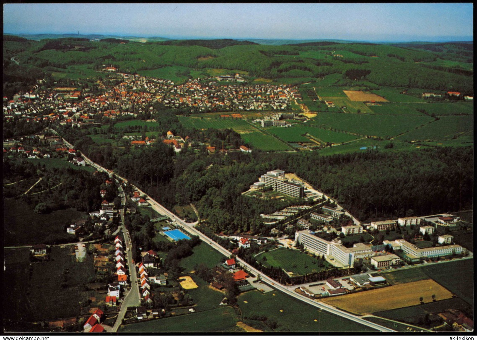 Ansichtskarte Bad Driburg Luftbild Luftaufnahme 1989 - Bad Driburg