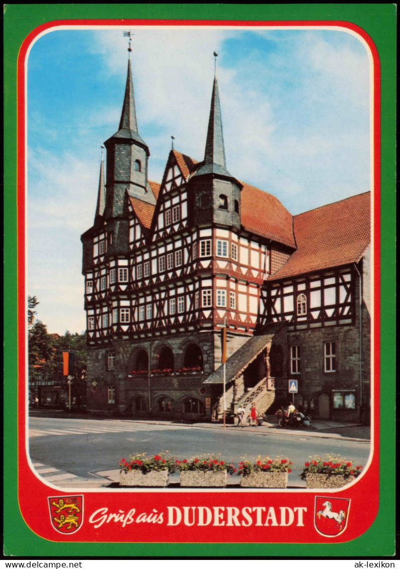 Ansichtskarte Duderstadt Ältestes Rathaus Deutschlands 1970 - Duderstadt