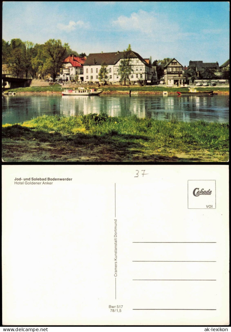 Ansichtskarte Bodenwerder Hotel Goldener Anker 1978 - Bodenwerder
