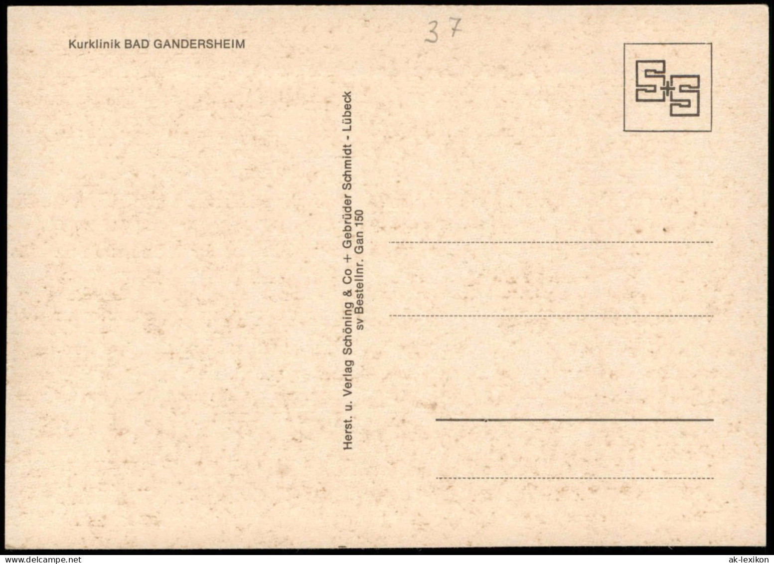 Ansichtskarte Bad Gandersheim Kurklinik - Innen 1972 - Bad Gandersheim