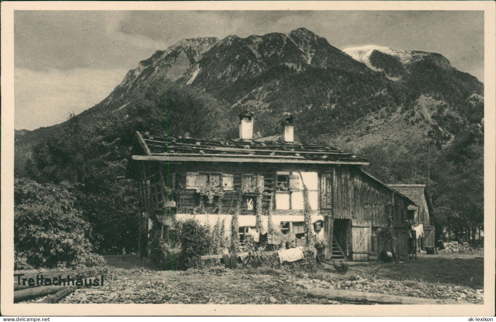 Ansichtskarte Oberstdorf (Allgäu) Trettachhäusl 1923 - Oberstdorf
