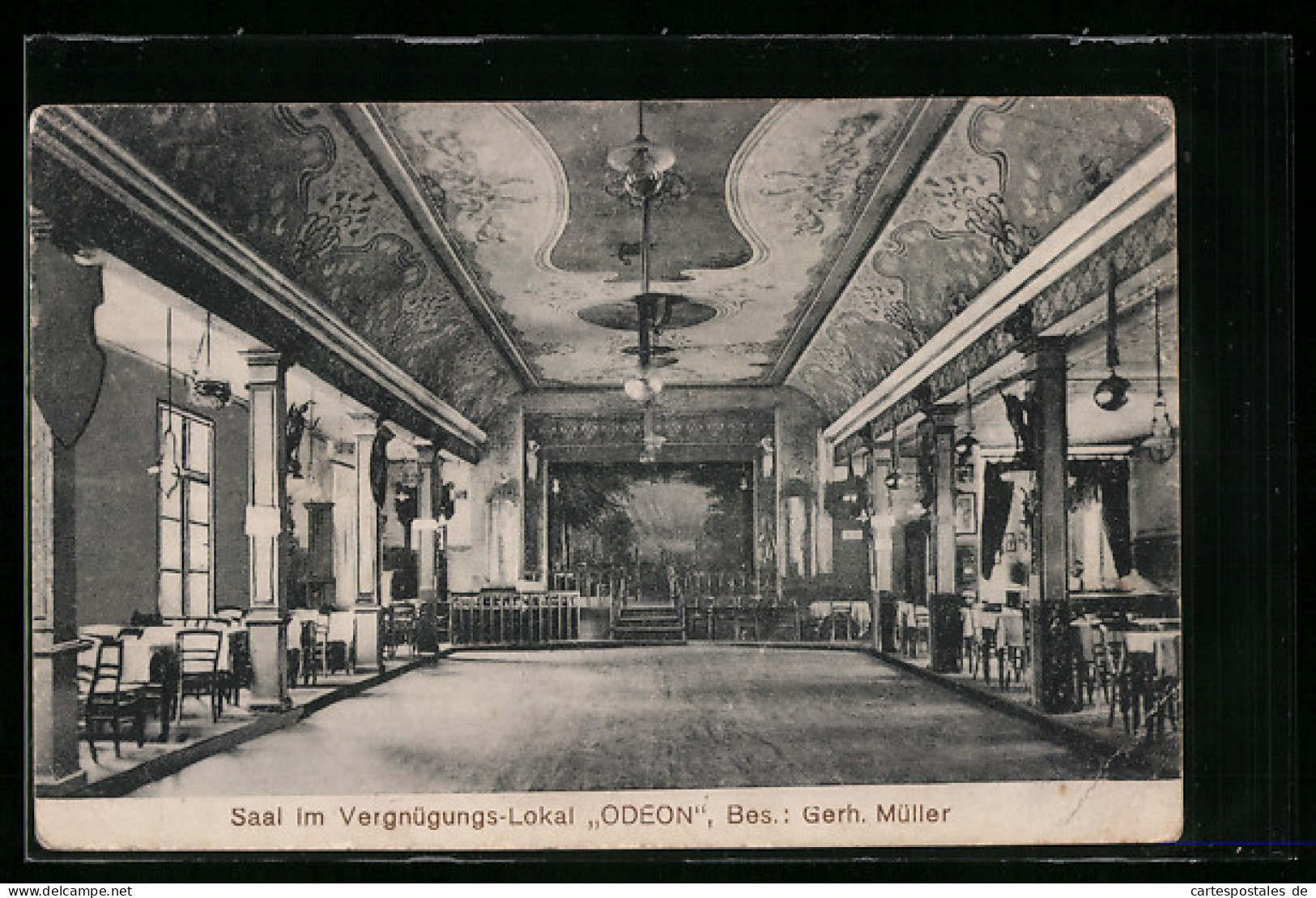 AK Oldenburg, Gastwirtschaft Odeon Von Gerh. Müller, Saal  - Oldenburg