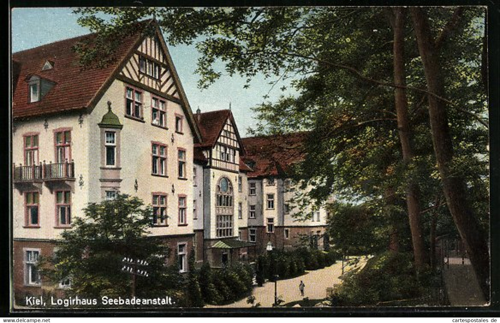 AK Kiel, Logierhaus Seebadeanstalt  - Kiel