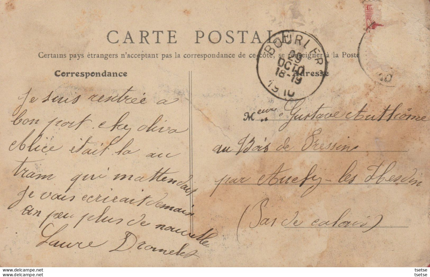 Nos Douaniers  ... Douanier Et Son Chien  -1910 ( Voir Verso  ) - Customs
