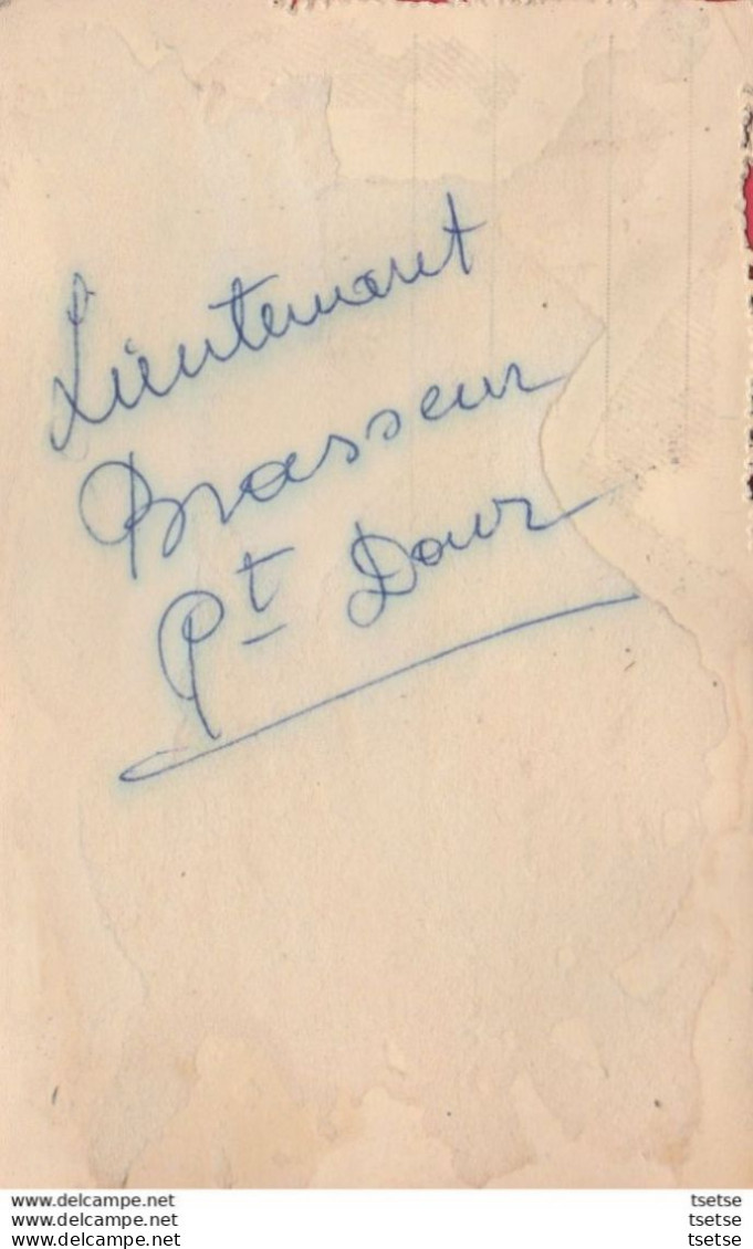 Petit-Dour - Douane / Brasseur, Lieutenant Des Douanes -Carte Photo  ( Voir Verso ) - Dour