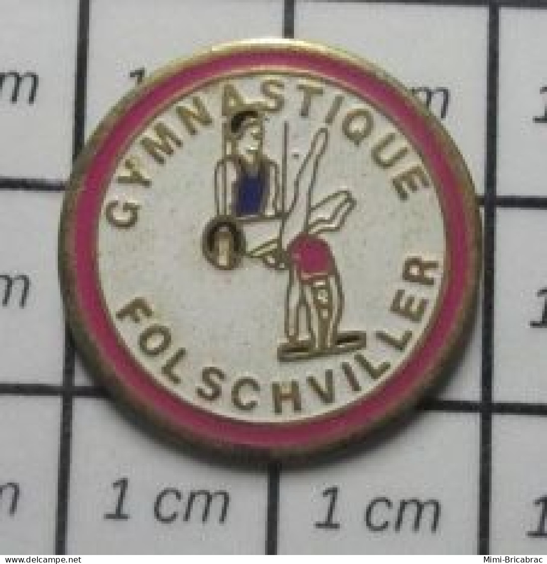 810h Pin's Pins / Beau Et Rare / SPORTS / CLUB GYMNASTIQUE FOLSCHVILLER - Altri & Non Classificati
