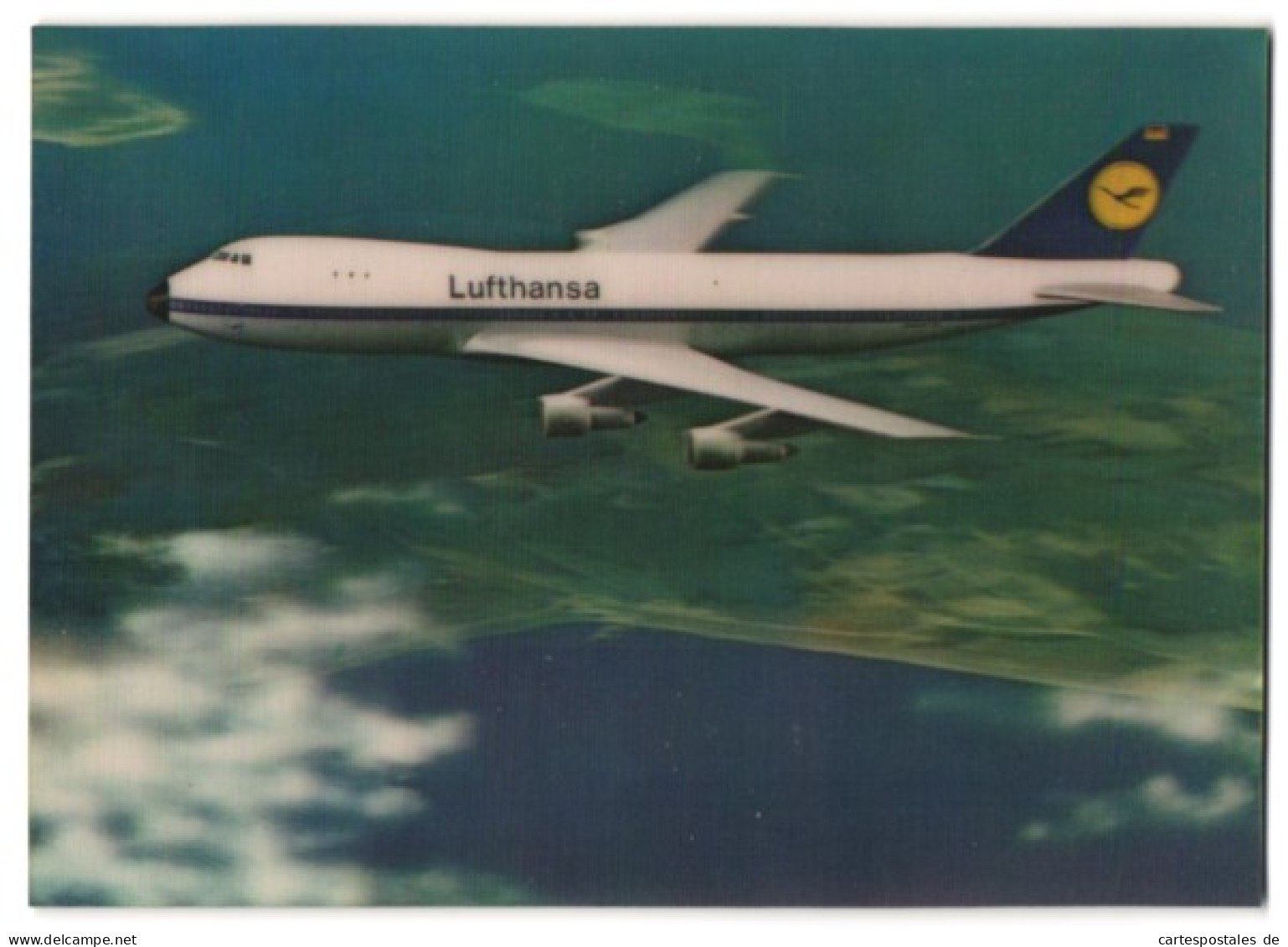 3D-AK Passagier-Flugzeug Der Lufthansa  - Photographie