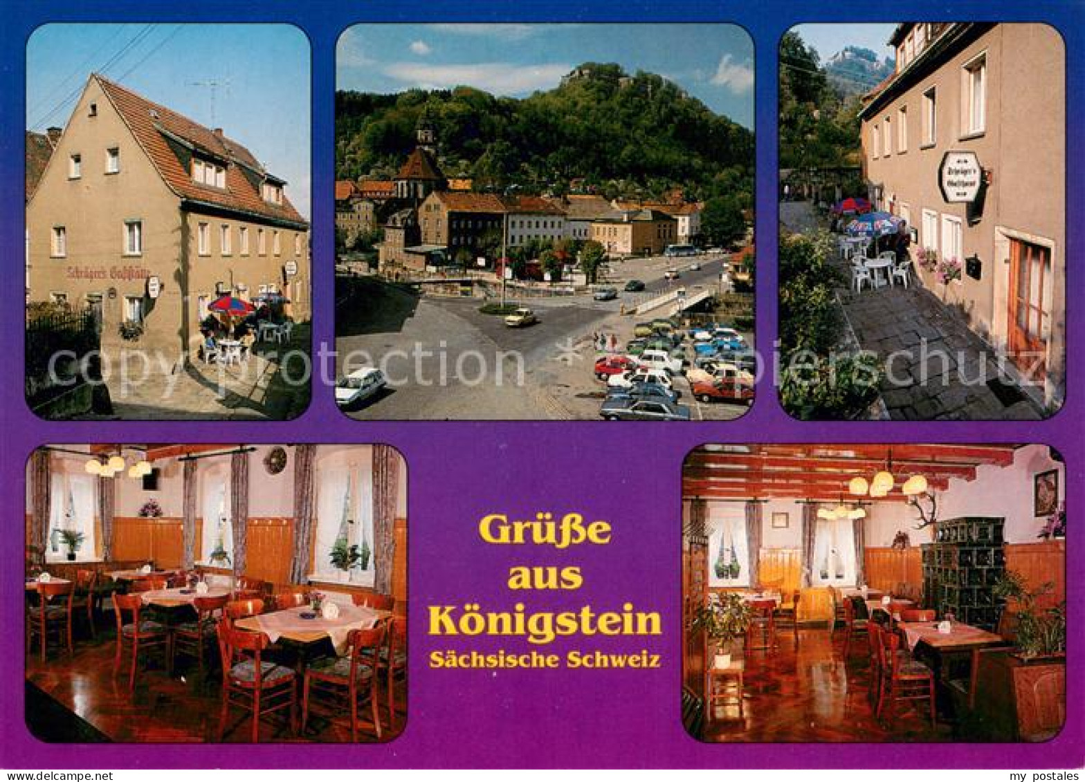 73644228 Koenigstein Saechsische Schweiz Schraegers Gasthaus Gaststaette Strasse - Koenigstein (Saechs. Schw.)