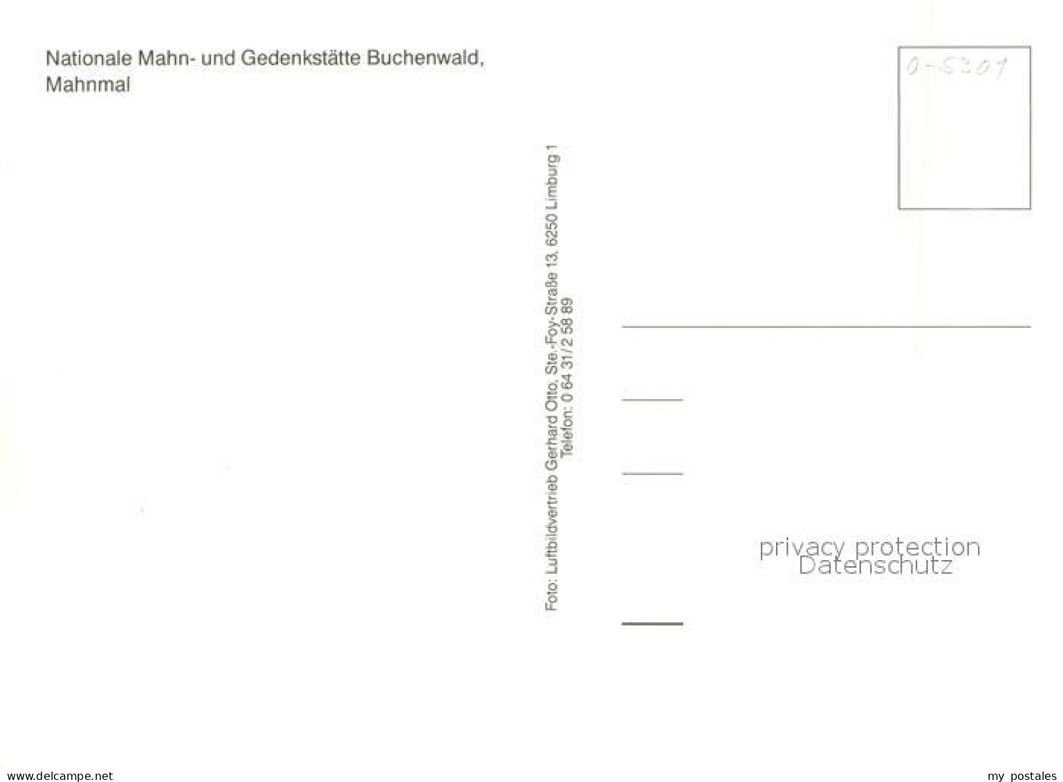 73644037 Buchenwald Weimar Nationale Gedenkstaette Buchenwald Mahnmal Fliegerauf - Weimar