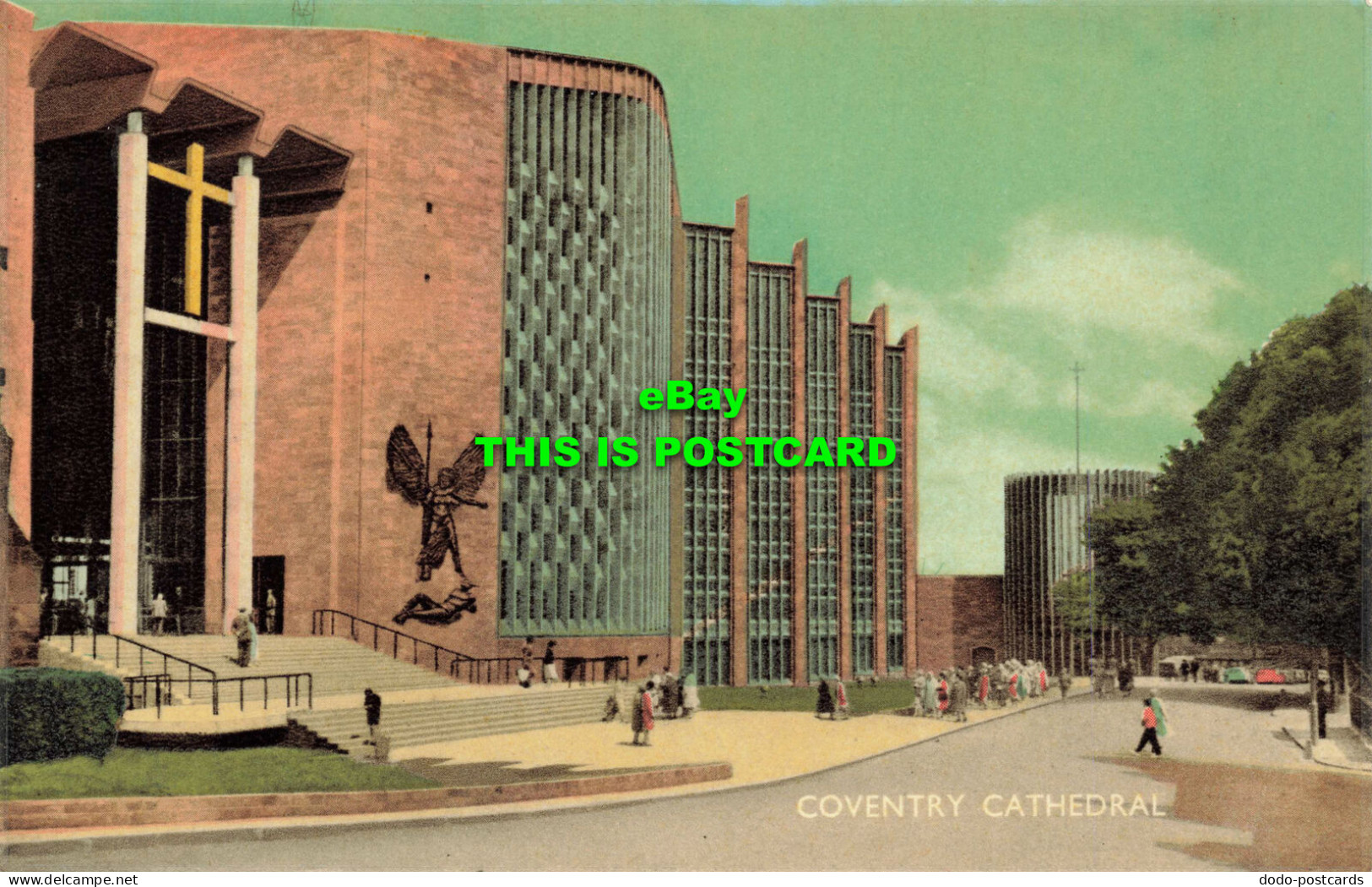 R581453 Coventry Cathedral. Kuler Gloss Postcard. H. And J. Busst - Welt