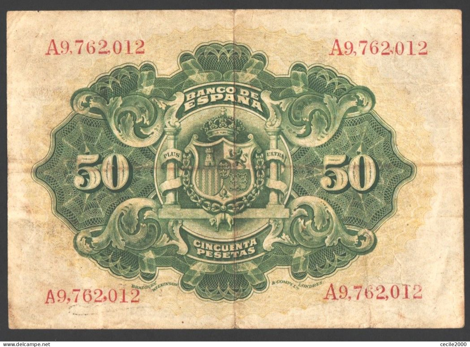 RARE SPAIN BANKNOTE 50 PESETAS 1906 VF++/aXF BILLETE ESPAÑA ALEGORIAS *COMPRAS MULTIPLES CONSULTAR* - 50 Peseten