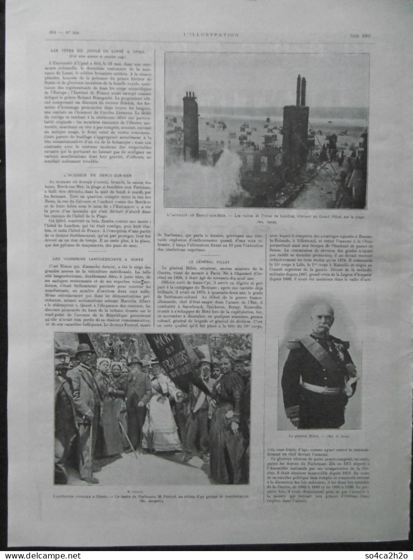 L'ILLUSTRATION N°3354 8/06/1907 Pekin-Paris En Automobile;Grève Des Inscrits Maritimes Au Havre;  Divertissement Moderne - L'Illustration