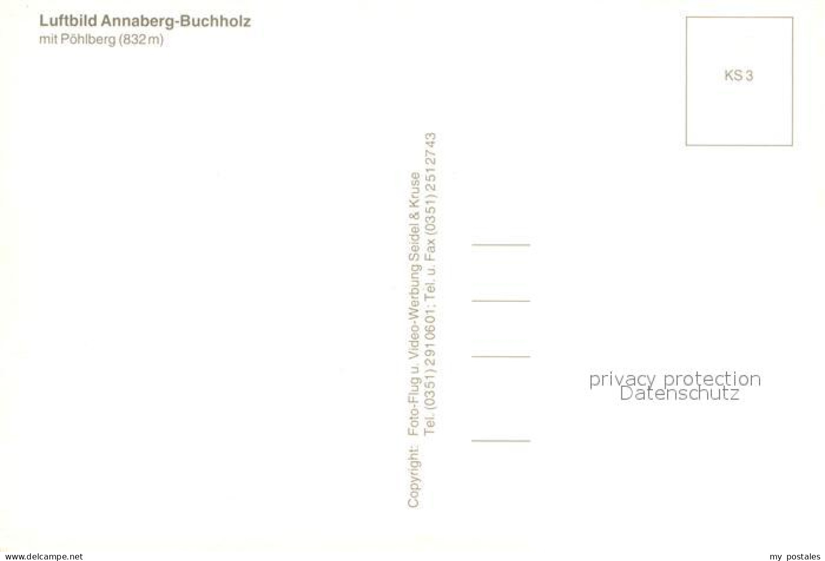 73643935 Annaberg-Buchholz Erzgebirge Fliegeraufnahme Mit Poehlberg Annaberg-Buc - Annaberg-Buchholz