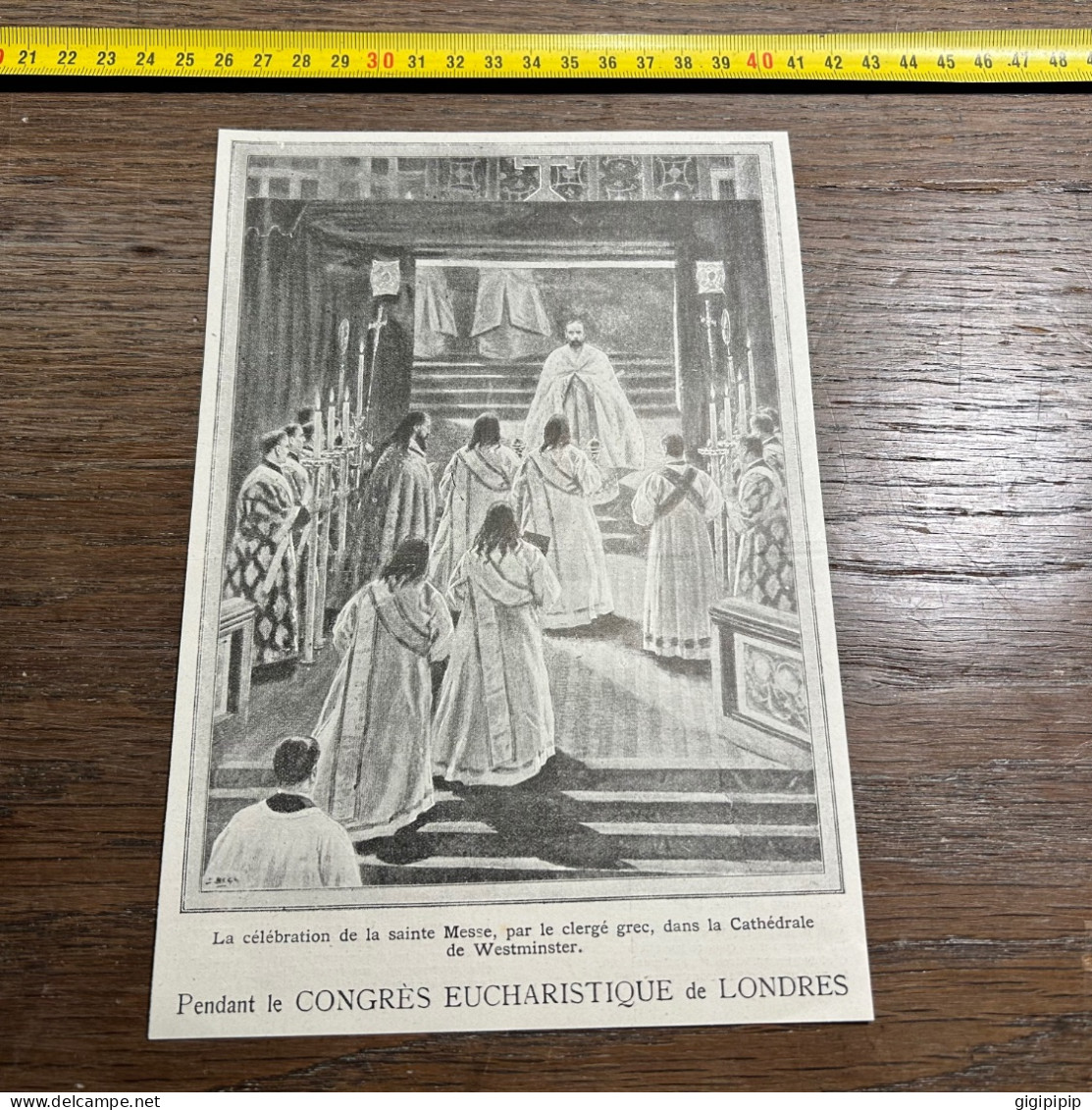 1908 PATI La Célébration De La Sainte Messe, Par Le Clergé Grec, Dans La Cathédrale De Westminster. - Sammlungen