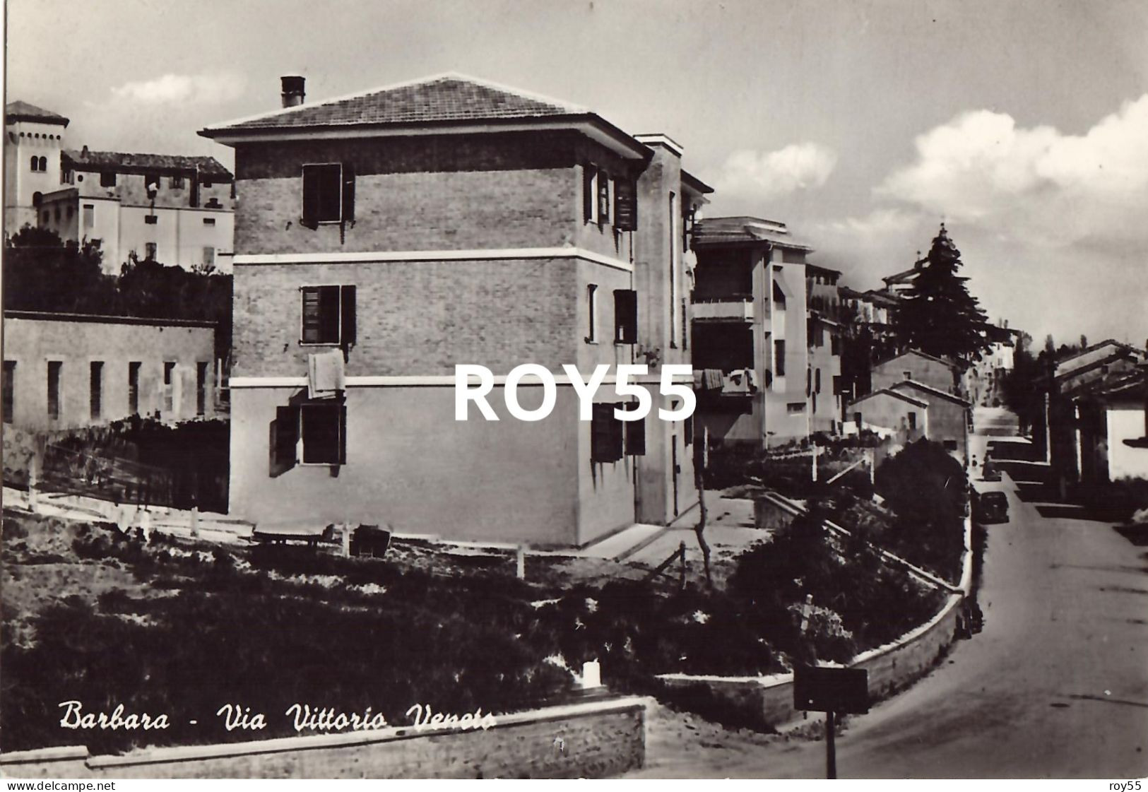 Marche-ancona-barbara Via Vittorio Veneto Altezza Curva Anni 50 60 - Other & Unclassified