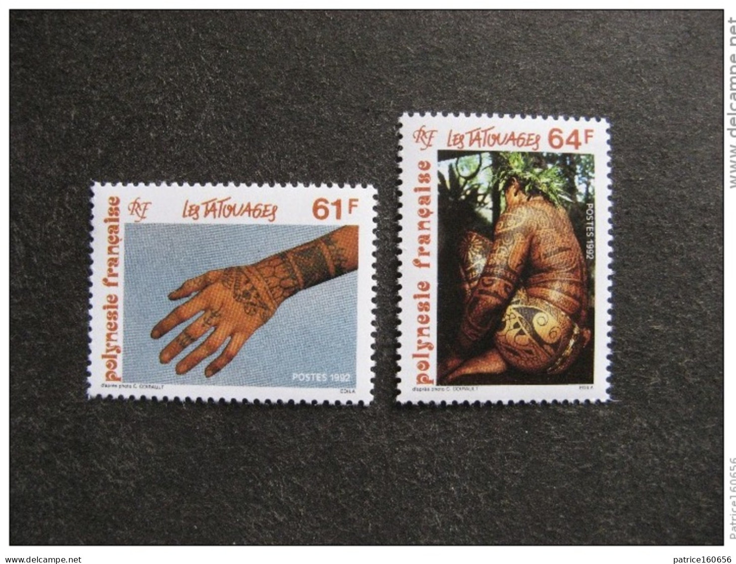 Polynésie: TB Paire N° 413 Et N° 414, Neufs XX. - Unused Stamps