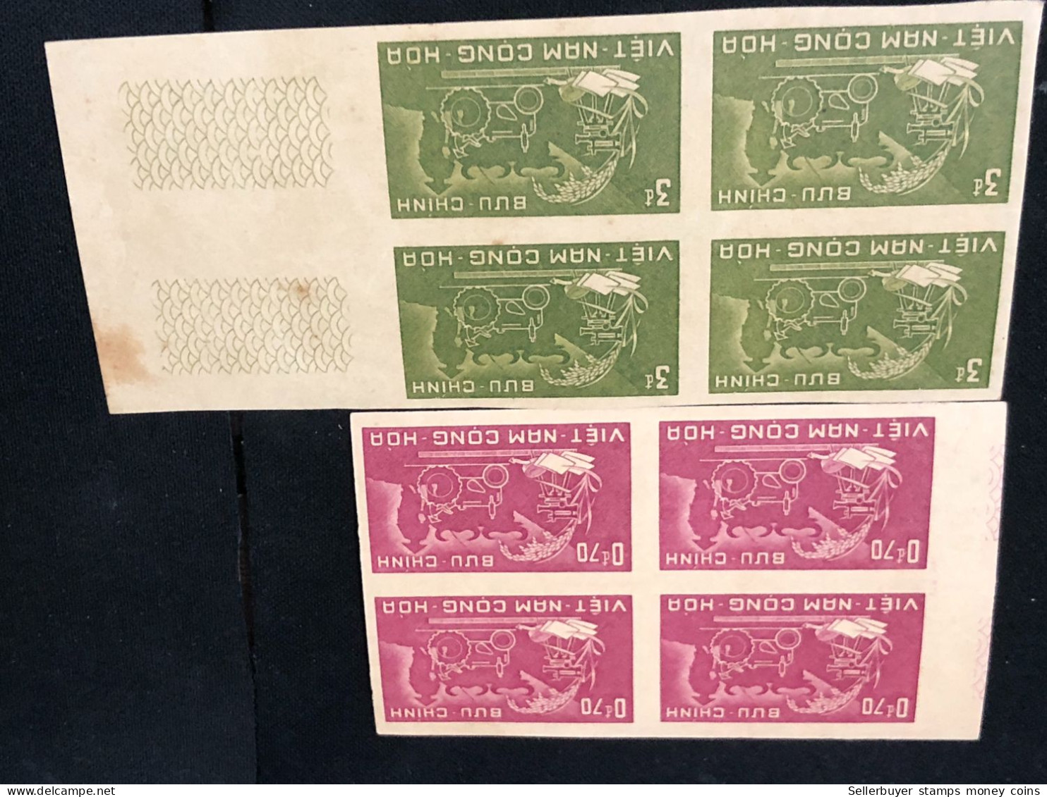 VIET NAM SOUTH STAMPS (Not Imperf.1959 REFURME AGRAIRE )8 STAMPS Rare - Viêt-Nam