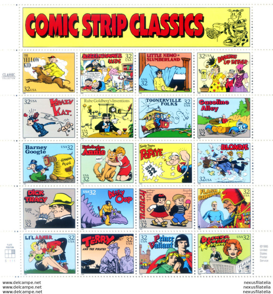 Fumetti. Strisce Classiche 1995. - Blocks & Sheetlets