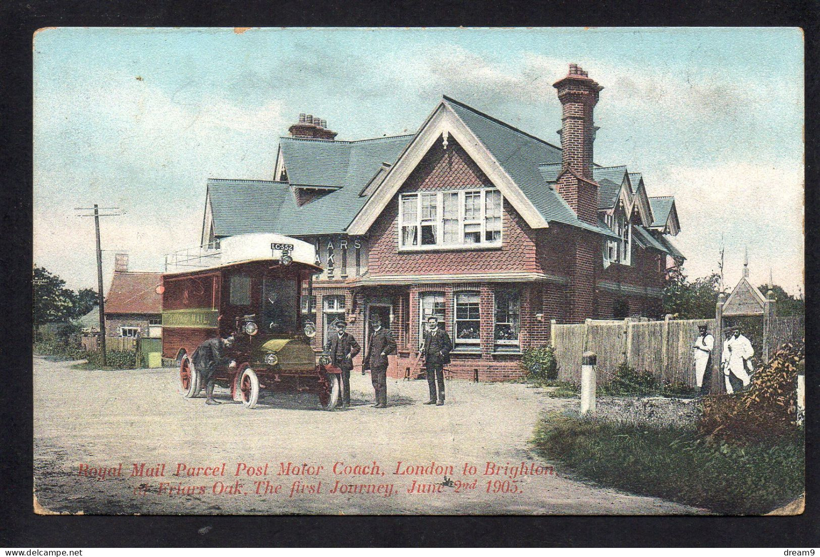 ROYAUME UNIS - ANGLETERRE - Royal Mail Parcel Post Motor Coach, London To Brighton - The First Jouney Juine 1905 - Etat - Altri & Non Classificati