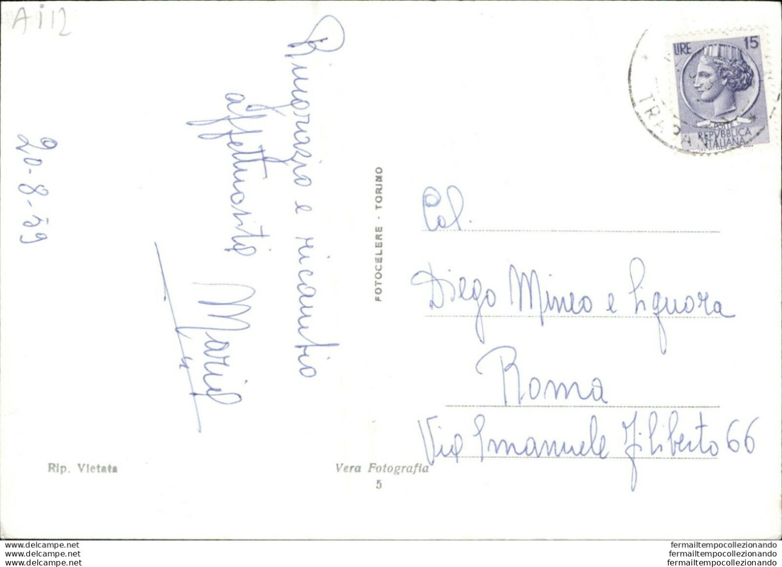 Ai12 Cartolina Saluti Da Favignana 4 Vedutine Provincia Di Trapani - Trapani